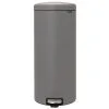 Brabantia Treteimer NewIcon 30 L, Sense Of Luxury, Grau