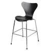Fritz Hansen Serie 7 Junior Stuhl, Schwarz – Chrom