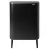 Brabantia Bo Touch Bin Hi, 2 X 30 L, Schwarz