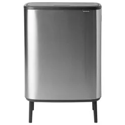 Brabantia Bo Touch Bin Hi, 2 X 30 L, Matter Stahl
