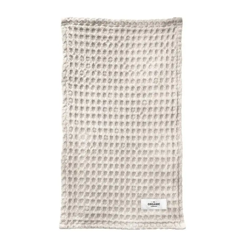 The Organic Company Big Waffle Geschirrtuch Und Waschlappen, Steingrau 3 The Organic Company Big Waffle Geschirrtuch Und Waschlappen, Steingrau