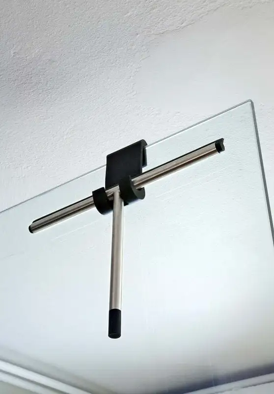 FROST Duschabstreifer Nova2, Gebürsteter Stahl 4 FROST Duschabstreifer Nova2, Gebürsteter Stahl – Bild 2