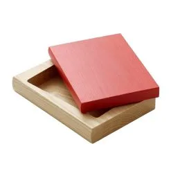 Mattiazzi Cassetta Kasten, Esche Natur – Rot