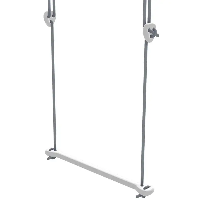 Lillagunga Bone Trapez, Weiß - Graues Seil 3 Lillagunga Bone Trapez, Weiß - Graues Seil