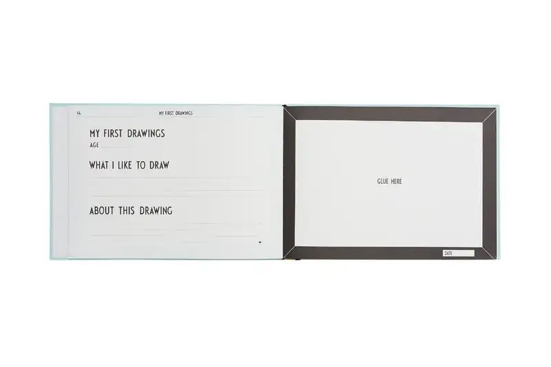 Design Letters The Little Memory Book About Little Me, Turquoise 4 Design Letters The Little Memory Book About Little Me, Turquoise – Bild 2