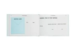 Design Letters The Little Memory Book About Little Me, Turquoise 10 Design Letters The Little Memory Book About Little Me, Turquoise -Kinfill Verkäufe 20202401BLUE 4