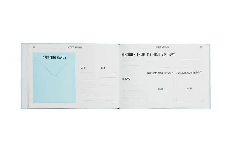 Design Letters The Little Memory Book About Little Me, Turquoise 6 Design Letters The Little Memory Book About Little Me, Turquoise – Bild 4