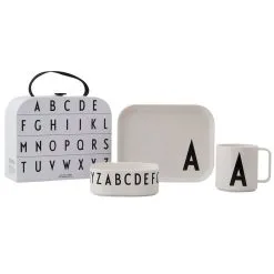 Design Letters Geschirrset Classics In A Suitcase, A-Z