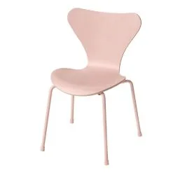 Fritz Hansen Serie 7 Kinderstuhl, Rosa