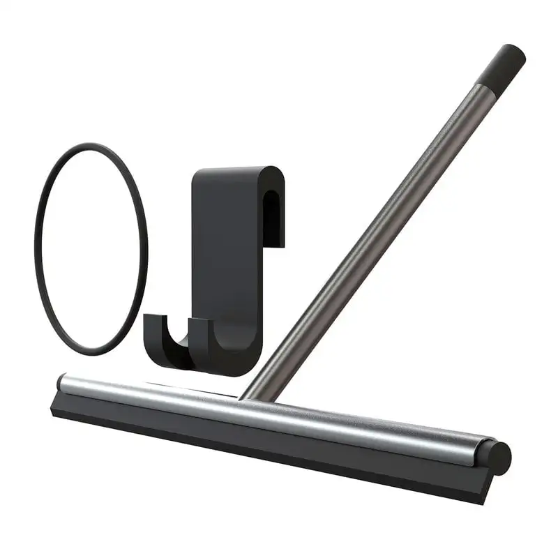 FROST Duschabstreifer Nova2, Gebürsteter Stahl 3 FROST Duschabstreifer Nova2, Gebürsteter Stahl