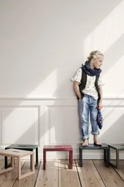 Ferm LIVING Hocker Little Architect, Rosa -Kinfill Verkäufe 34 9695 kopier 1