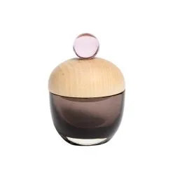 Katriina Nuutinen Kasten Lyyli, Klein, Rauchgrau - Rosa