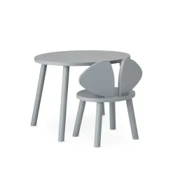 Nofred Mouse Tisch, Niedrig, Grau -Kinfill Verkäufe 4 1203 2203 mouse chair mouse table set grey 1