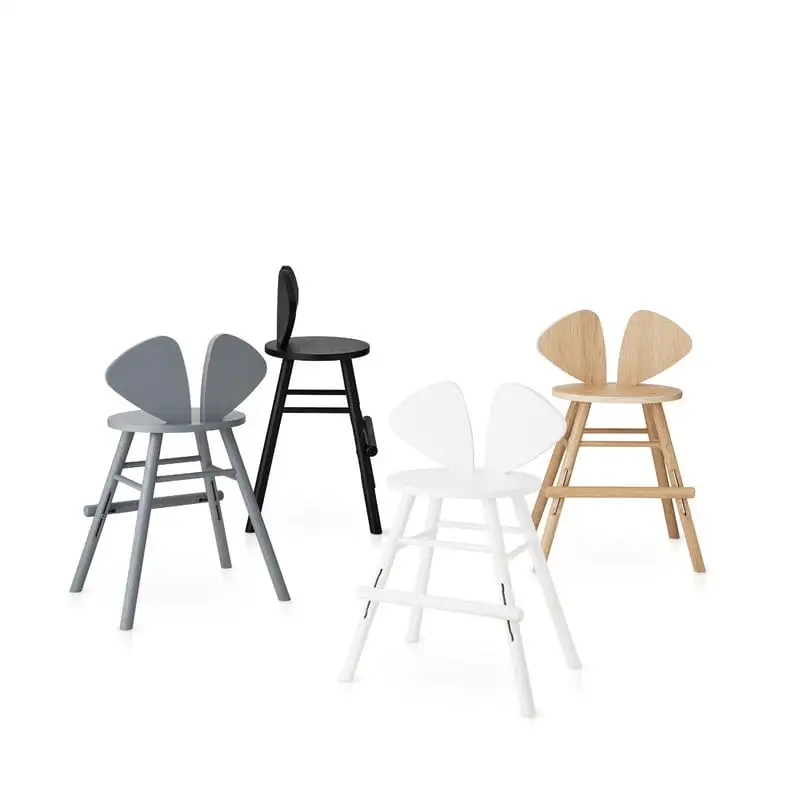 Nofred Mouse Kinderstuhl, Eiche Lackiert 4 Nofred Mouse Kinderstuhl, Eiche Lackiert – Bild 2