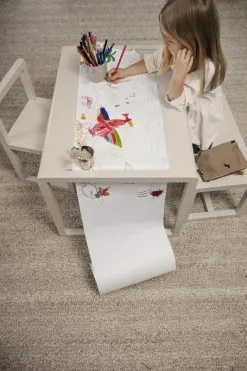 Ferm LIVING Little Architect Stuhl, Kaschmir 8 Ferm LIVING Little Architect Stuhl, Kaschmir -Kinfill Verkäufe 420 19077