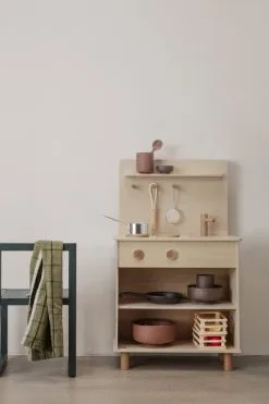Ferm LIVING Toro Spielküche, Natur -Kinfill Verkäufe 44 10513