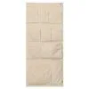Ferm LIVING Canvas XL Wall Pockets, Cremeweiß