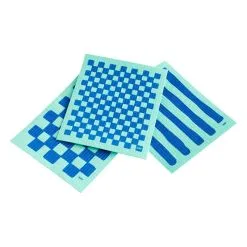 Hay Sponge Geschirrtuch, Grün - Blau, 3 Stk.