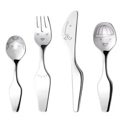 Georg Jensen The Twist Family Kinderbesteckset, 4 Teile