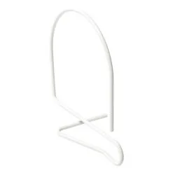 Lundia Wire Buchstütze, Rund, Weiß