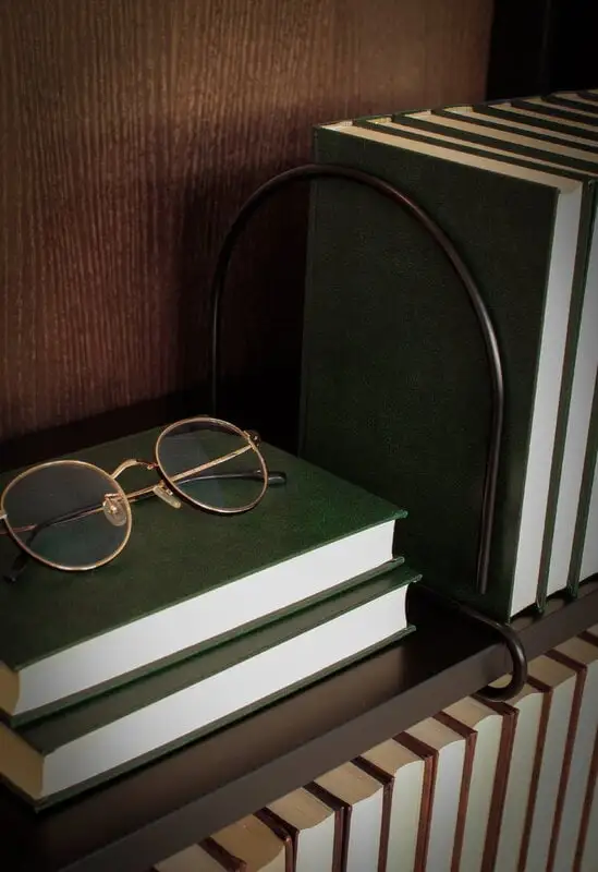 Lundia Wire Buchstütze, Rund, Schwarz 5 Lundia Wire Buchstütze, Rund, Schwarz – Bild 3