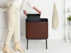 Brabantia Bo Touch Bin 11 + 23 L, Mineral Cosy Brown -Kinfill Verkäufe Bo Touch Bin 11 23L Mineral Cosy Brown 8710755208621 Brabantia 300dpi 4927x3695px 6 NR 27188