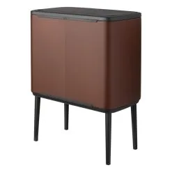 Brabantia Bo Touch Bin 11 + 23 L, Mineral Cosy Brown -Kinfill Verkäufe Bo Touch Bin 11 23L Mineral Cosy Brown 8710755208621 Brabantia 72dpi 6000x7000px 6 NR 26470