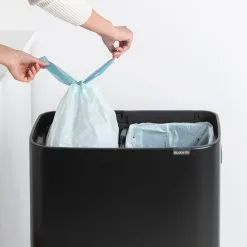 Brabantia Bo Touch Bin Hi, 2 X 30 L, Schwarz 12 Brabantia Bo Touch Bin Hi, 2 X 30 L, Schwarz -Kinfill Verkäufe Bo Touch Bin Hi 2 x 30L Matt Black 8710755130625 Brabantia 300dpi 1590x1590px 6 NR 14920