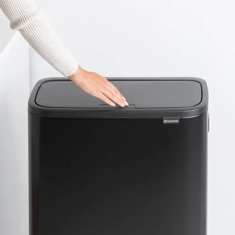 Brabantia Bo Touch Bin Hi, 2 X 30 L, Schwarz 6 Brabantia Bo Touch Bin Hi, 2 X 30 L, Schwarz – Bild 4