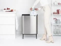 Brabantia Bo Touch Bin Hi, 2 X 30 L, Matter Stahl -Kinfill Verkäufe Bo Touch Bin Hi 2 x 30L Matt Steel Fingerprint Proof 8710755130649 Brabantia VS 3