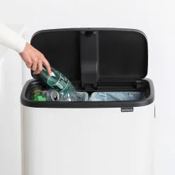 Brabantia Bo Touch Bin Hi, 2 X 30 L, Weiß 13 Brabantia Bo Touch Bin Hi, 2 X 30 L, Weiß -Kinfill Verkäufe Bo Touch Bin Hi 2 x 30L White 8710755130601 Brabantia 300dpi 1590x1590px 6 NR 14903