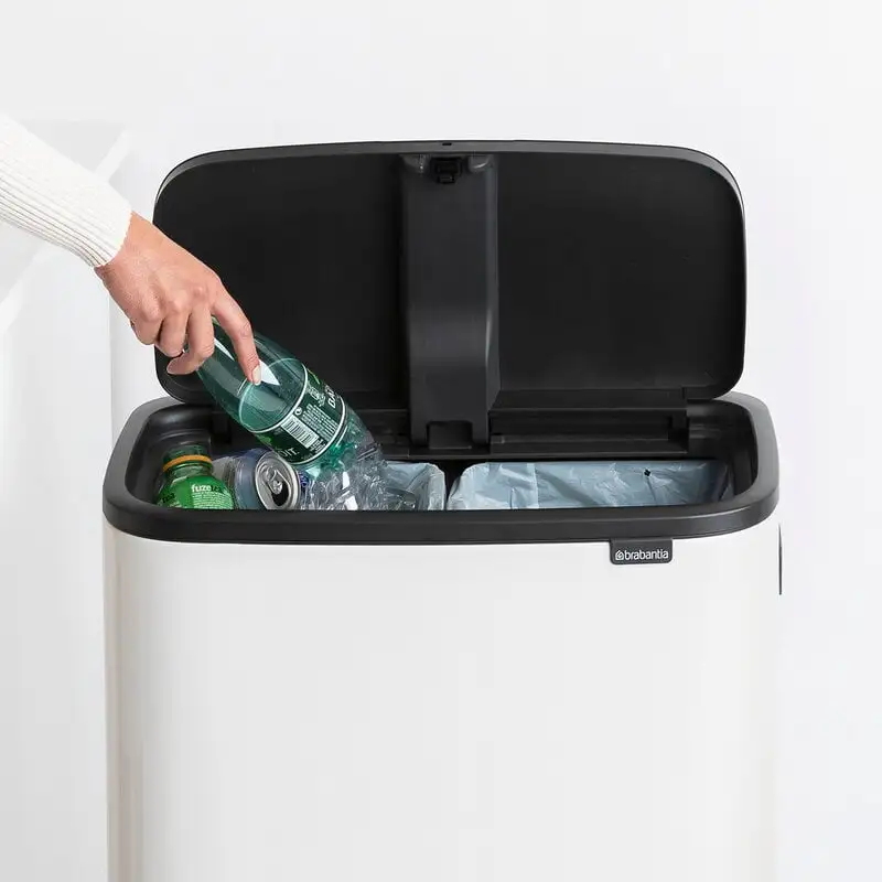 Brabantia Bo Touch Bin Hi, 2 X 30 L, Weiß 8 Brabantia Bo Touch Bin Hi, 2 X 30 L, Weiß – Bild 6