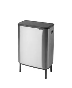 Brabantia Bo Touch Bin Hi Mülleimer, 60 L, Stahl Matt -Kinfill Verkäufe Bo Touch Bin Hi 60L Matt Steel Fingerprint Proof 8710755130267 Brabantia VS 7