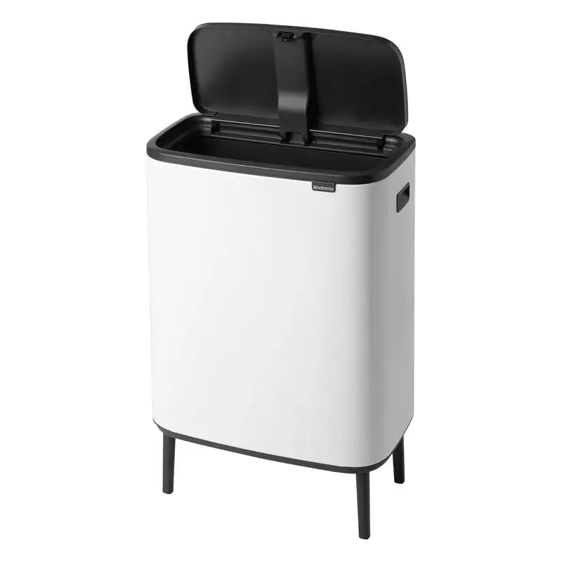 Brabantia Bo Touch Bin Hi Mülleimer, 60 L, Weiß 6 Brabantia Bo Touch Bin Hi Mülleimer, 60 L, Weiß – Bild 4