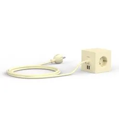 Avolt Square 1 USB-Verlängerungskabel, Ice Yellow -Kinfill Verkäufe COILED1TRANSPARENT813 2700x