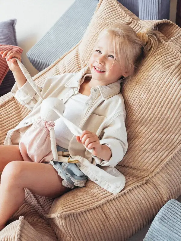 Wigiwama Square Hocker, Brown Sugar 4 Wigiwama Square Hocker, Brown Sugar – Bild 2