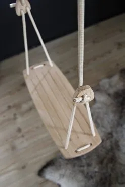 Schaukel Lillagunga Grand, Eiche – Beige -Kinfill Verkäufe Grand Oak Beige Ropes Camilla Klemets 2