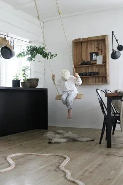 Schaukel Lillagunga Grand, Eiche – Beige -Kinfill Verkäufe Grand Oak Beige Ropes Camilla Klemets 4