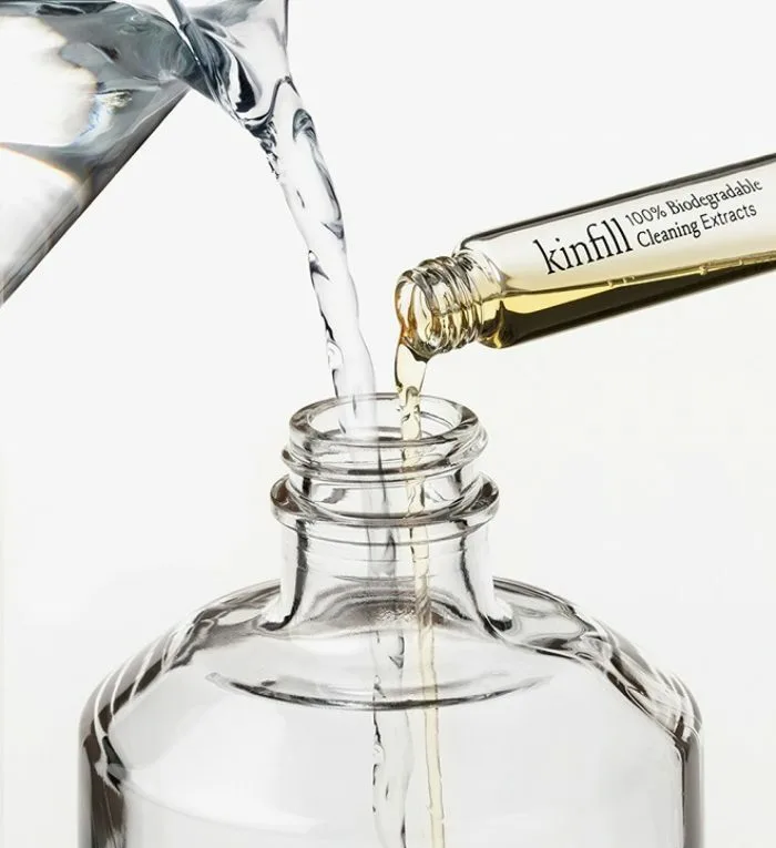 Kinfill Glas- Und Spiegelreiniger, Nachfüllpackung, Set Mit 2 Reinigern, 5 Kinfill Glas- Und Spiegelreiniger, Nachfüllpackung, Set Mit 2 Reinigern, – Bild 3