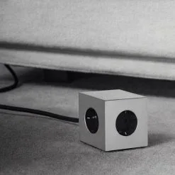 Avolt Square 1 USB-Verlängerungskabel, Aluminium -Kinfill Verkäufe Mehrfachsteckdose alu 5