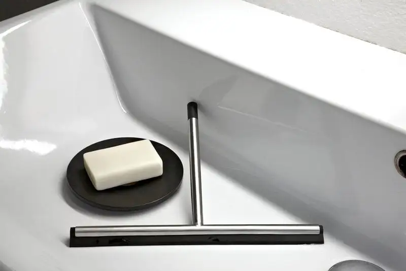 FROST Duschabstreifer Nova2, Gebürsteter Stahl 6 FROST Duschabstreifer Nova2, Gebürsteter Stahl – Bild 4