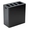 Niimaar Ecogrande Forever Bin Recyclingstation, 4 Öffnungen, Cool Black 1 Niimaar Ecogrande Forever Bin Recyclingstation, 4 Öffnungen, Cool Black -Kinfill Verkäufe Niimaar 210208 black EE