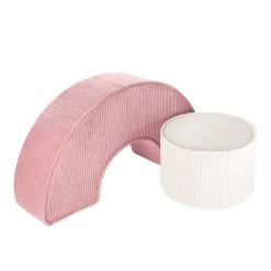 Wigiwama Pouf-Set, Pink Mousse -Kinfill Verkäufe Pouffe Set Pink Mousse W597317 2