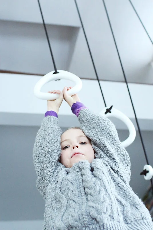 Schaukelringe Lillagunga, Weiß - Schwarz 4 Schaukelringe Lillagunga, Weiß - Schwarz – Bild 2