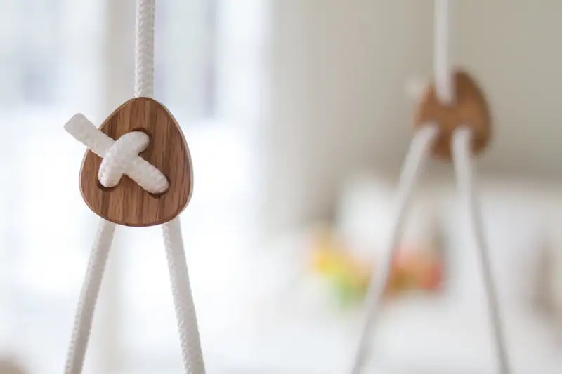 Schaukel Lillagunga Toddler, Eiche – Weiße Sitzfläche Und Weißes 5 Schaukel Lillagunga Toddler, Eiche – Weiße Sitzfläche Und Weißes – Bild 3