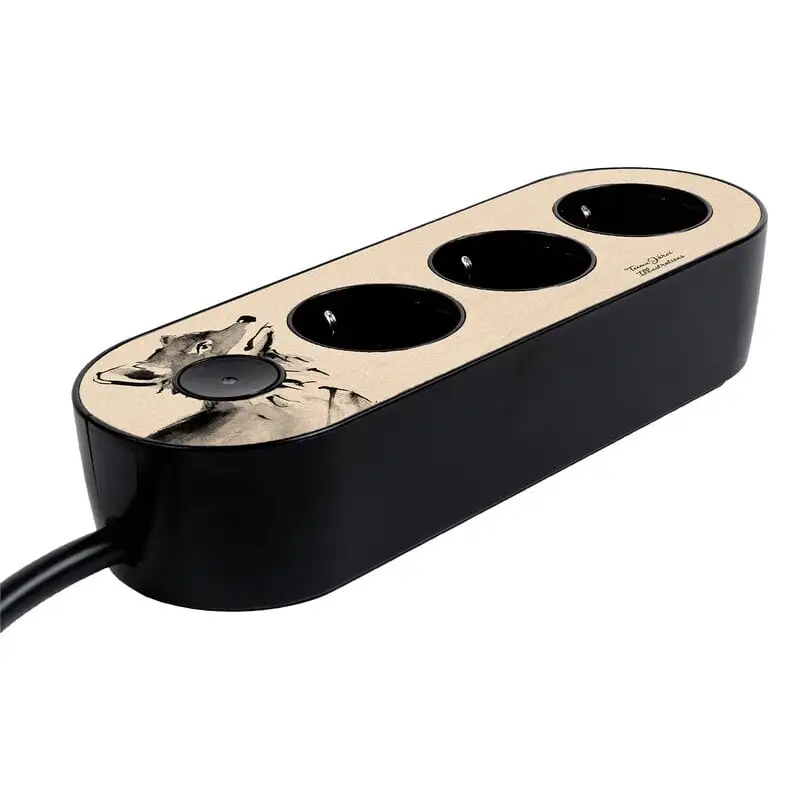 MyNolla Strip Steckerleiste, Fox Cub, Schwarz 3 MyNolla Strip Steckerleiste, Fox Cub, Schwarz