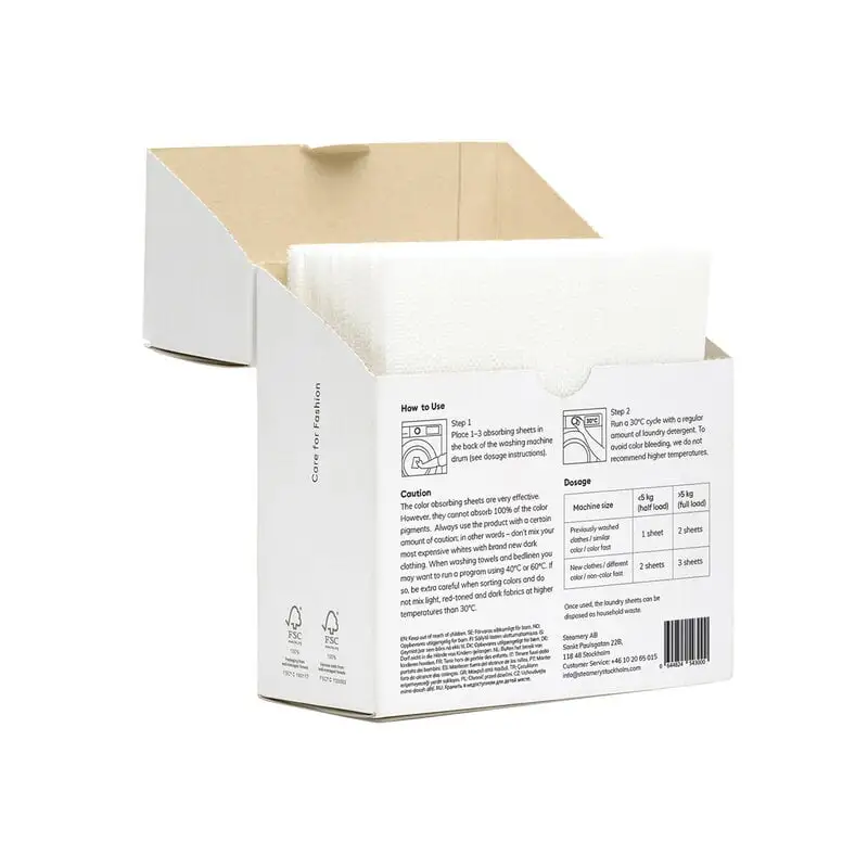 STEAMERY Farbabsorbierer, 40 Stück 4 STEAMERY Farbabsorbierer, 40 Stück – Bild 2