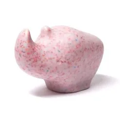 EcoBirdy Rhino Leuchte, Erdbeerrosa -Kinfill Verkäufe ecoBirdy RhinoLamp Strawberry Bulb Perspective