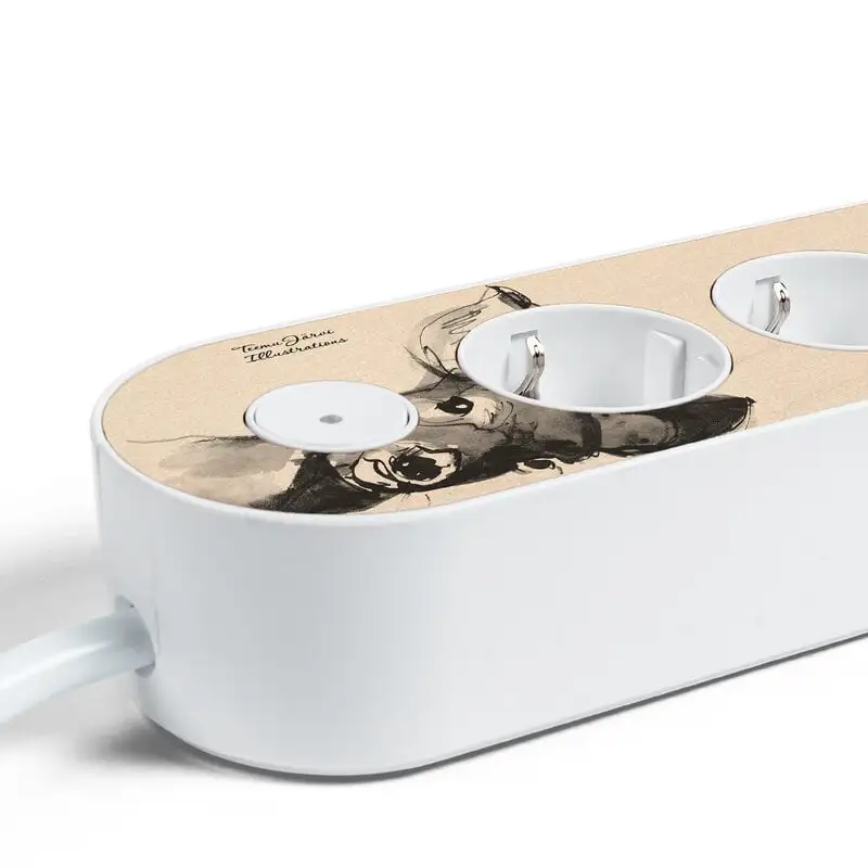 MyNolla Strip Steckerleiste, Charming Deer, Weiß 6 MyNolla Strip Steckerleiste, Charming Deer, Weiß – Bild 4