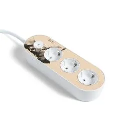 MyNolla Strip Steckerleiste, Charming Deer, Weiß 9 MyNolla Strip Steckerleiste, Charming Deer, Weiß -Kinfill Verkäufe white dear front